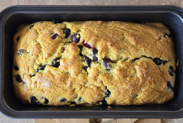 Golladay Gardens blueberry loaf